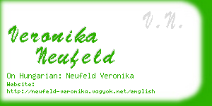 veronika neufeld business card